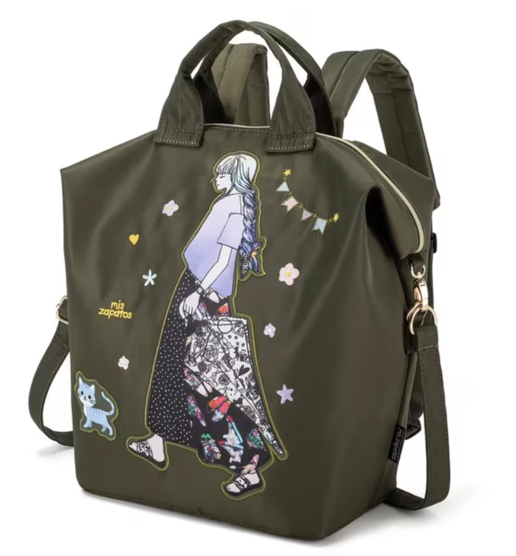 backpack bag handbag boho retro vintage embroidery