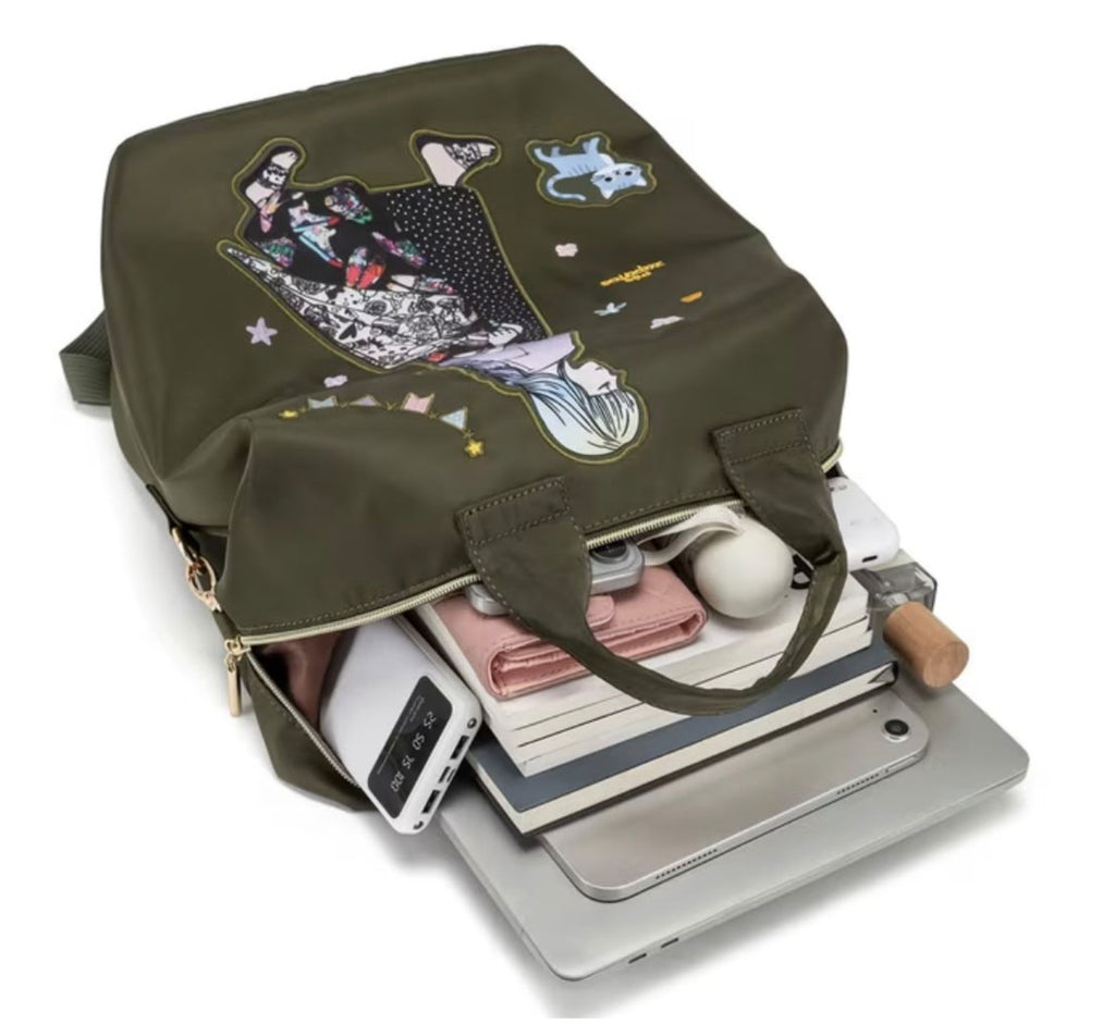 backpack bag handbag boho retro vintage embroidery