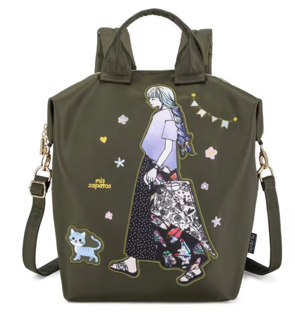 backpack bag handbag boho retro vintage embroidery